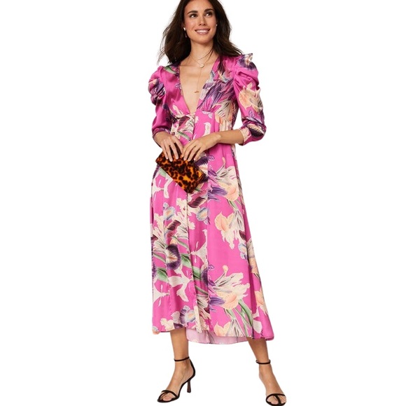 PatBO Dresses & Skirts - PatBo Grace Floral Midi Dress